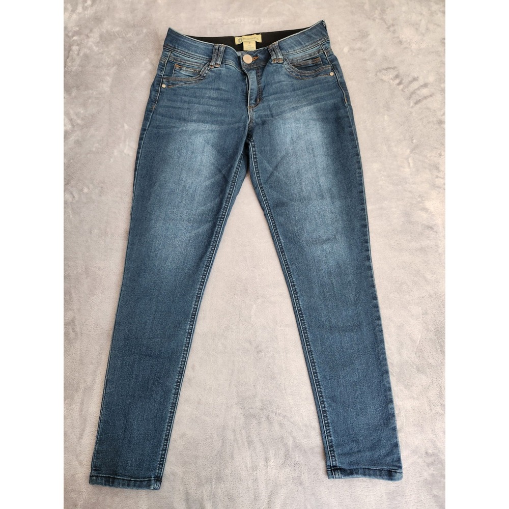 Democracy AB Technology Women's Skinny Denim Jeans Indigo Blue 8 Pants Stretch